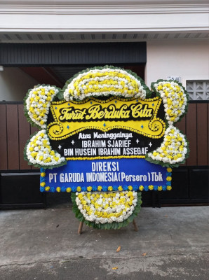 Papan Bunga Duka di Sangatta Utara