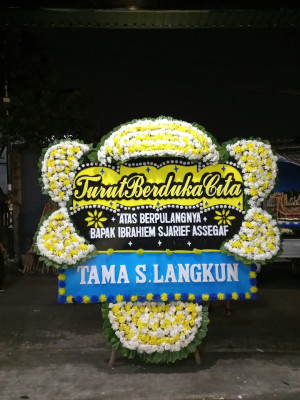 Papan Bunga Duka di Sangatta Utara