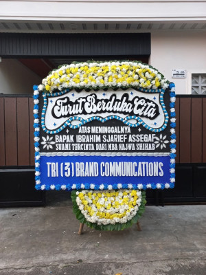 Papan Bunga Duka di Sangatta Utara